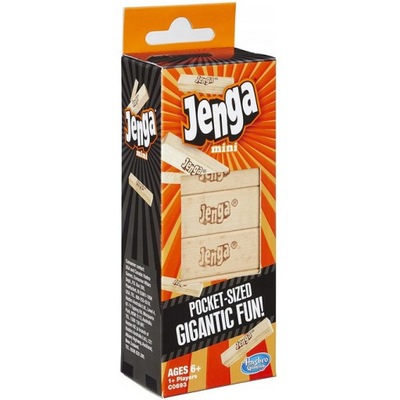 Hra JENGA mini Hasbro drevené kocky skladačka veža