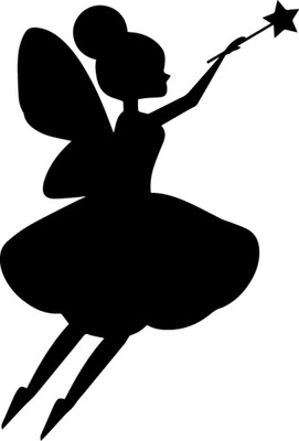 Naklejka na auto samochód WRÓŻKA 3 45cm