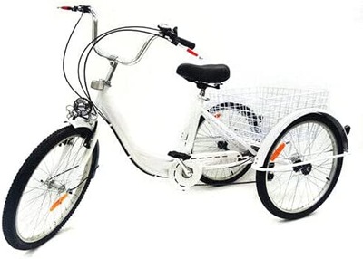 Rower 3-kołowy trójkołowy rehabilitacyjny 24Cali