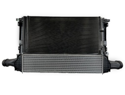 Радиатор конденсатор вентилятор audi a7 4k8 2.0 tfs фото №1