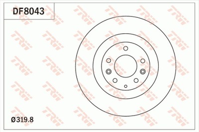 DISC BRAKE DF8043  