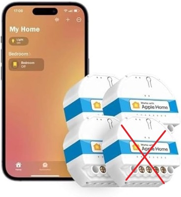 Y17 MEROSS MSS810 SMART SWITCH WIFI ZESTAW MODUŁÓW 4 SZT