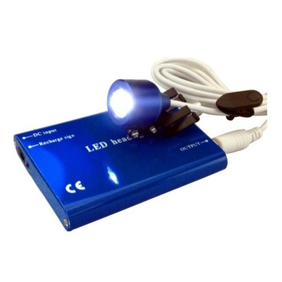 Stomatologiczna LED lampa czołowa niebieski 220V