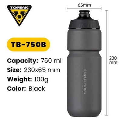 Topeak Cycling Water Bottle 750ml 650ml Squeezable