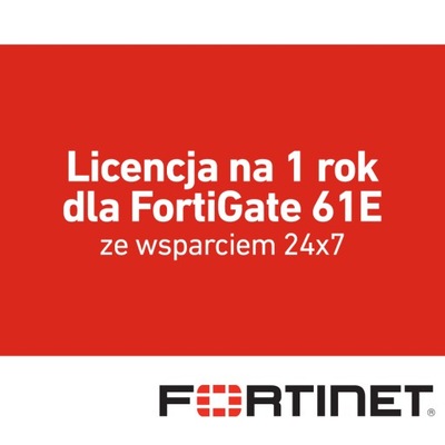 Odnowienie 1 rok dla FortiGate 61E wsparcie 24x7