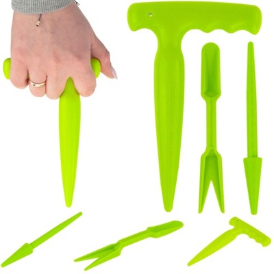 ZESTAW OGRODNICZY DO PIKOWANIA SADZENIA WIDEŁKI PIKOWNIK DO ROŚLIN KOŁEK