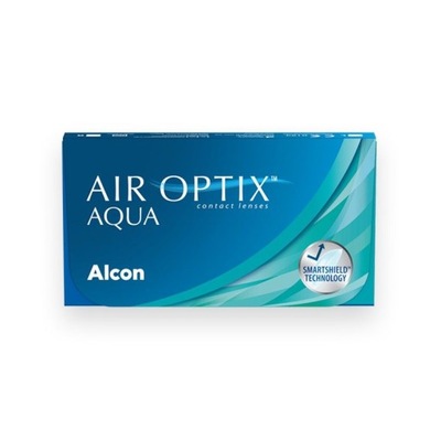 Soczewki Miesięczne AIR OPTIX AQUA 6 szt / BC 8.6 moc +00,75