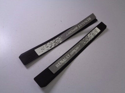 Накладки пороговые renault megane iii rs фото №1