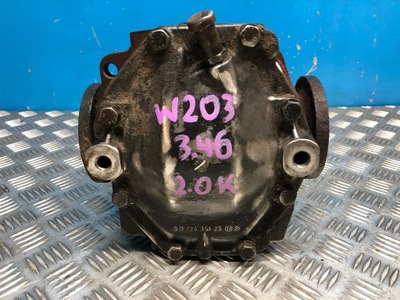 Mercedes w203 2,0 компресор m111 міст задня задній диференціал диференціал 3,46 фото №1