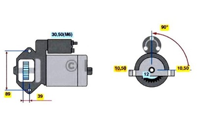 BOSCH СТАРТЕР FORD TRANSIT 06- 0.986.021.810 0