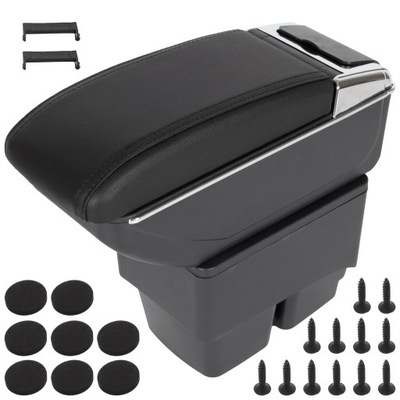 Ford fiesta mk7 2008- подлокотник эко-кожа фото №1