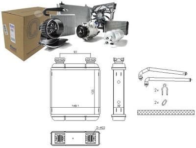 CALENTADOR SMART FORTWO 0.8D 1.0 ELECTRIC 01.07- NISSENS  