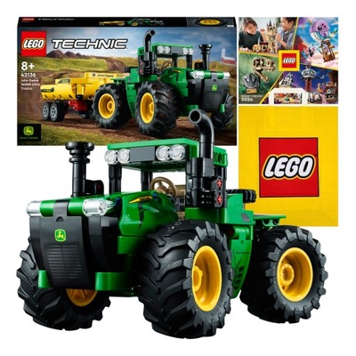 LEGO Technic - Traktor John Deere 9620R 4WD (42136) + Taška + Katalóg LEGO