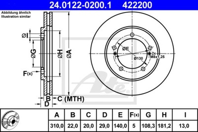 DISCO DE FRENADO 24.0122-0200.1  