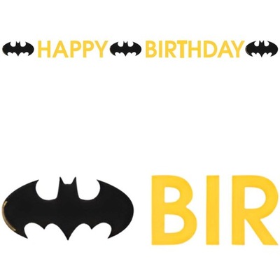Girlanda Baner Batman Happy Birthday 180 cm