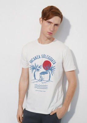 OCHNIK T-shirt męski z nadrukiem TSHMT-0085-11 M