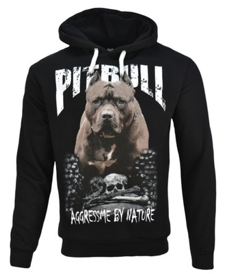 Bluza męska z kapturem dwustronna PITBULL r.L