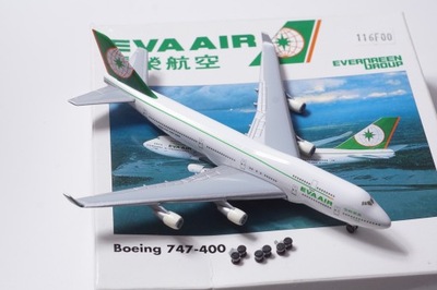 HERPA EVA Air Boeing 747-400 skala 1:500