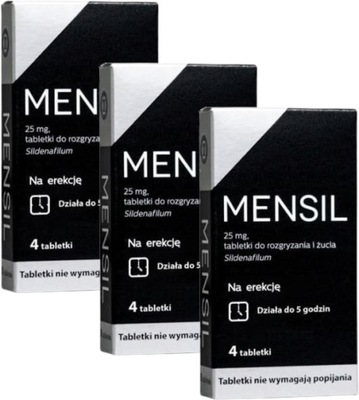 Mensil erekcja potencja sildenafil 25 mg 3 x 4 tab