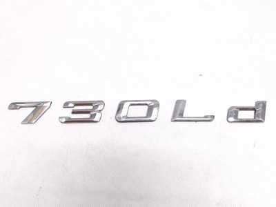Logo емблема надпис кришки 730ld bmw 7 730d long e65 e66 01-09r фото №1