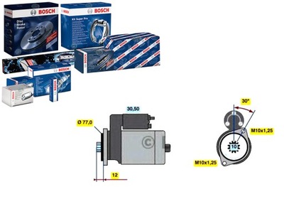 СТАРТЕР BOSCH 1810A050 M008T75074 M8T75071 A