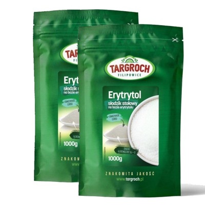 Zestaw 2x Erytrol 1kg - Erytrytol 1000g - Targroch