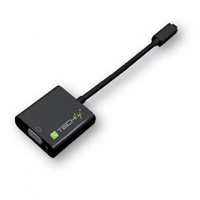 Techly Konwerter HDMI MICRO D na VGA M/F z Audio