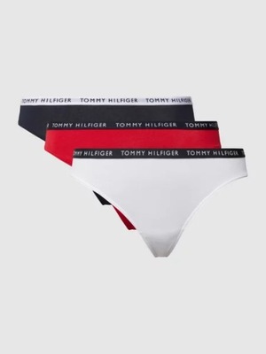 TOMMY HILFIGER ORYGINALNE STRINGI 3-PACK L