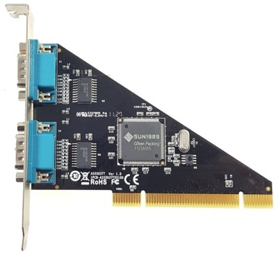Kontroler SUNIX 2 x COM (RS-232) SUN1989 PCI