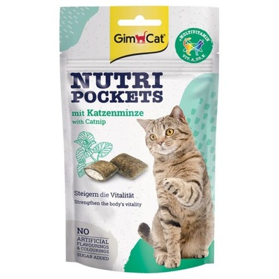 GimCat Nutri Pockets przysmak dla kota z kocimiętką 60g