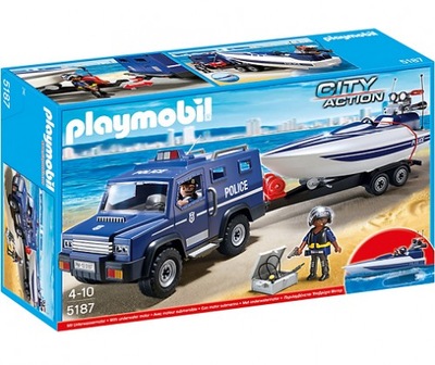 PLAYMOBIL 5187 POJAZD TERENOWY POLICJI-SZYBKA WYS