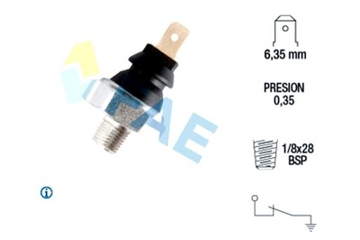 FAE SENSOR DE PRESIÓN ACEITES ACURA INTEGRA CHEVROLET MATIZ DAEWOO  