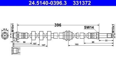 CABLE DE FRENADO ELÁSTICO AUDI PARTE TRASERA A4/A5/Q5 1,8-4,2 07-17 LEWY/PRAWY 24.  