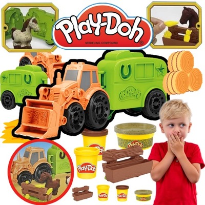 PLAY DOH CIASTOLINA PLASTELINA TRAKTOR TRAKTOREK