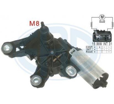 609580 ERA ДВИГАТЕЛЬ СТЕКЛООЧИСТИТЕЛЯ ЗАДНИЙ AUDI A4 A6 УНИВЕРСАЛ VW PASSAT AUDI A3 OE 8L0