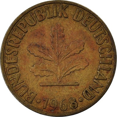 Moneta, Niemcy - RFN, 5 Pfennig, 1968