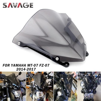 DLA YAMAHA MT 07 MT07 MT-07 FZ07 FZ-07 SPOILER DALYS STIKLAI PRIEKINIAI DEFLEK 