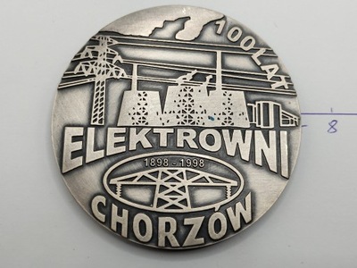 MEDAL 100 LAT ELEKTROWNI CHORZÓW NR 335