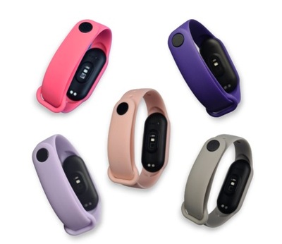 Pięć Pasków Mi Band 3: Opaski Jagoda, Pudrowy Róż, Lilia, Popiel, Neon Róż