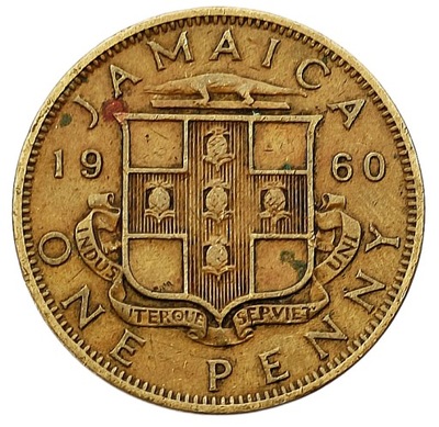 JAMAJKA BRYTYJSKA 1 PENNY 1960 ELIZABETH II