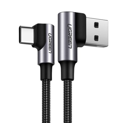 Kabel USB do USB-C kątowy UGREEN US176 3A 0.5m