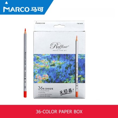 C700 Marco 36/48/72 Colors Pencil Set Crayons Water Soluble