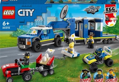 klocki LEGO City 60315 Mobilne centrum dowodzenia policji