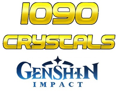 GENSHIN IMPACT 1090 CRYSTALS CRYSTAL GOLD