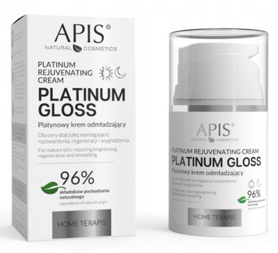 APIS PLATINUM GLOSS PLATYNOWY KREM ODMŁADZAJĄCY