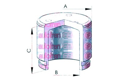 Поршень тормозной toyota задняя dyna 3,0-4,0 d4d 06- фото №1