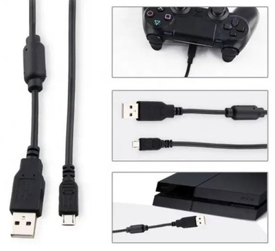 KABEL USB DO ŁADOWANIA PADA SONY DUALSHOCK PS4 3M PLAY AND CHARGE