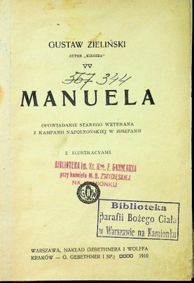 Gustaw Zieliński - Manuela 1910 r.