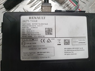 Модуль навігації renault kadjar 15- фото №1