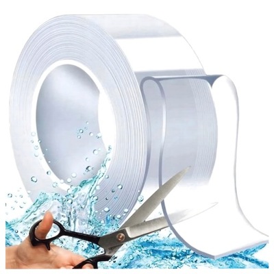 Silná nano páska 5 mx3 cm, vodeodolná akrylová guma